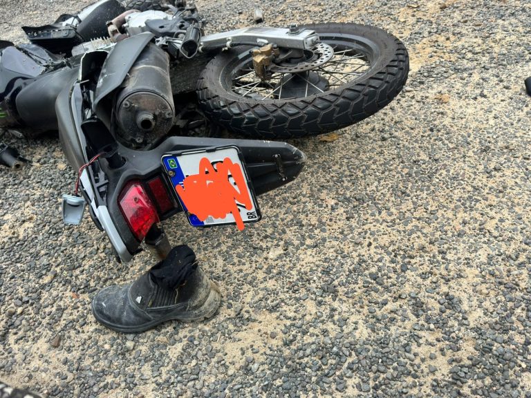 Motociclista fica gravemente ferido em acidente na SC-370